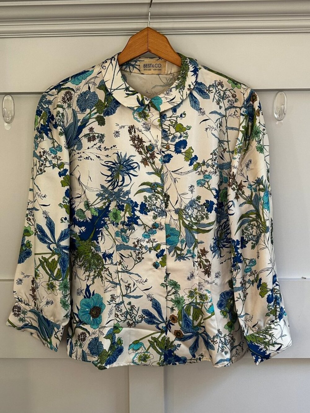 🌿 Vintage BEST & CO. Fifth Ave New York Floral Blouse 🌿